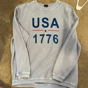 USA 1776 CORDED CREW SWEATSHIRT SZ L